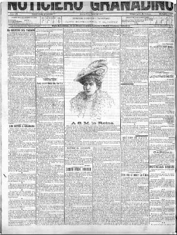 'Noticiero Granadino' - Año VIII Número 2422  - 1911 Marzo 26