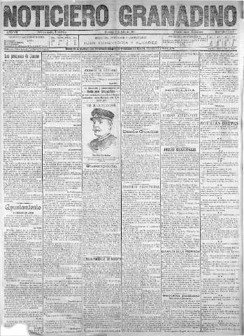 'Noticiero Granadino' - Año VIII Número 2518  - 1911 Julio 02