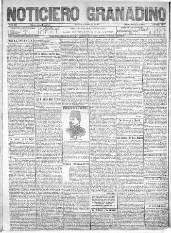 'Noticiero Granadino' - Año VIII Número 2633  - 1911 Octubre 25