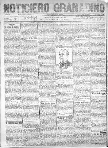 'Noticiero Granadino' - Año VIII Número 26414  - 1911 Noviembre 14
