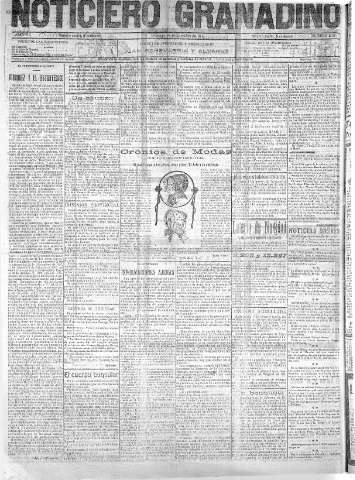 'Noticiero Granadino' - Año VIII Número 2679  - 1911 Diciembre 10