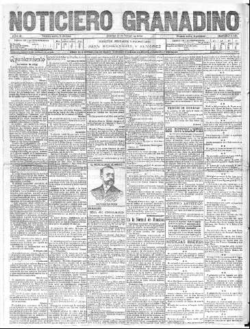 'Noticiero Granadino' - Año IX Número 2748  - 1912 Febrero 18