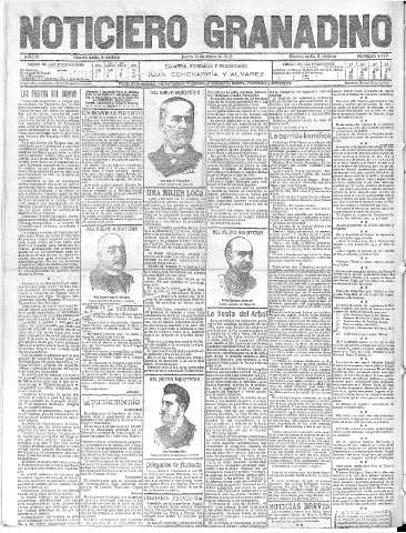 'Noticiero Granadino' - Año IX Número 2774  - 1912 Marzo 15