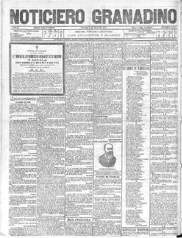 'Noticiero Granadino' - Año IX Número 2776  - 1912 Marzo 17