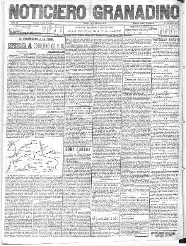 'Noticiero Granadino' - Año IX Número 2808  - 1912 Abril 19