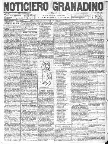 'Noticiero Granadino' - Año IX Número 2861  - 1912 Junio 13