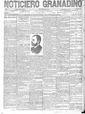 'Noticiero Granadino' - Año IX Número 2866  - 1912 Junio 18