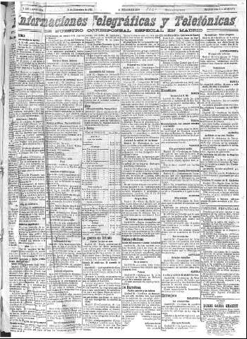 'Noticiero Granadino' - Año IX Número 3061  - 1912 Diciembre 31