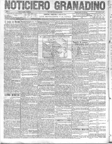 'Noticiero Granadino' - Año X Número 3166  - 1913 Abril 16