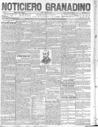'Noticiero Granadino' - Año X Número 3167  - 1913 Abril 17