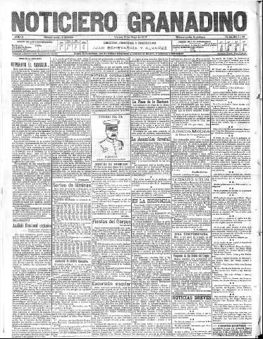 'Noticiero Granadino' - Año X Número 3195  - 1913 Mayo 16