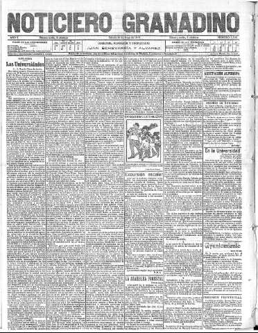 'Noticiero Granadino' - Año X Número 3196  - 1913 Mayo 17