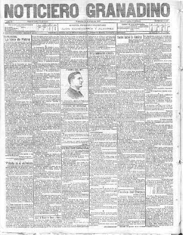 'Noticiero Granadino' - Año X Número 3207  - 1913 Mayo 28