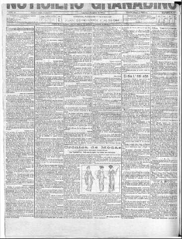 'Noticiero Granadino' - Año XI Número 3425  - 1914 Enero 02