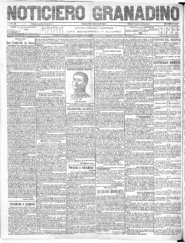'Noticiero Granadino' - Año XI Número 3460  - 1914 Febrero 06