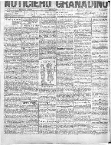 'Noticiero Granadino' - Año XI Número 3475  - 1914 Febrero 21
