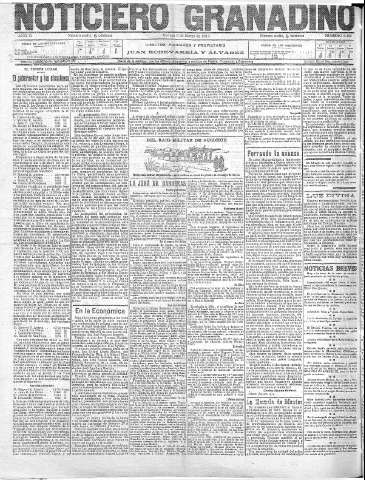 'Noticiero Granadino' - Año XI Número 3488  - 1914 Marzo 06