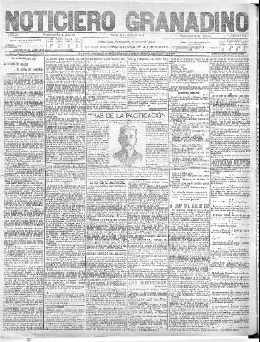 'Noticiero Granadino' - Año XI Número 3492  - 1914 Marzo 10