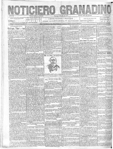 'Noticiero Granadino' - Año XI Número 3606  - 1914 Julio 05