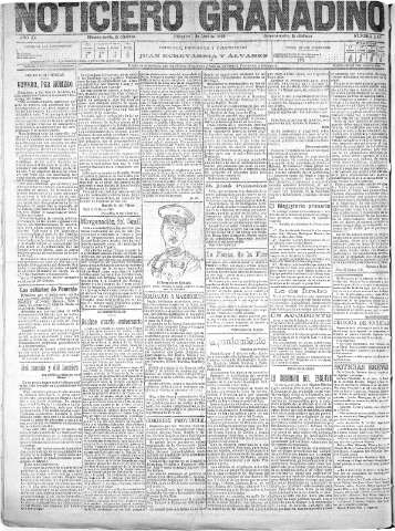 'Noticiero Granadino' - Año XII Número 3881  - 1915 Abril 07