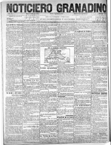 'Noticiero Granadino' - Año XII Número 3894  - 1915 Abril 20