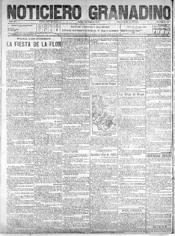 'Noticiero Granadino' - Año XII Número 4007  - 1915 Mayo 04