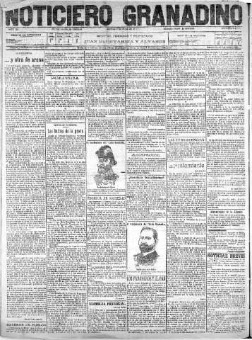 'Noticiero Granadino' - Año XII Número 4011  - 1915 Mayo 08