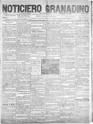 'Noticiero Granadino' - Año XII Número 4024  - 1915 Mayo 21