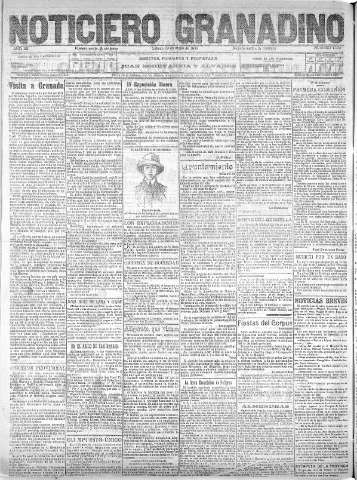 'Noticiero Granadino' - Año XII Número 4032  - 1915 Mayo 29
