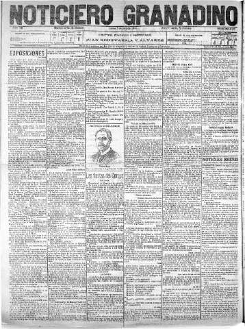 'Noticiero Granadino' - Año XII Número 4037  - 1915 Junio 03