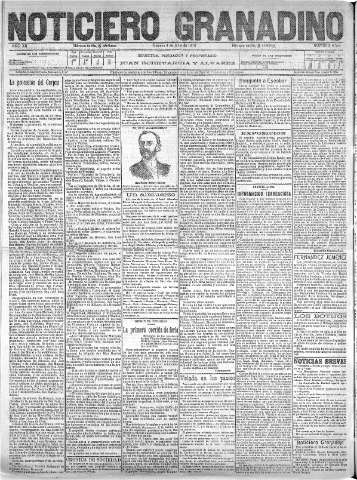 'Noticiero Granadino' - Año XII Número 4038  - 1915 Junio 04