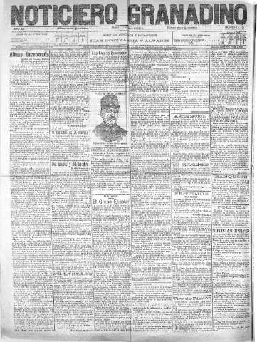 'Noticiero Granadino' - Año XII Número 4316  - 1915 Junio 12