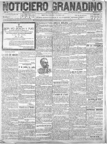 'Noticiero Granadino' - Año XII Número 4051  - 1915 Junio 17