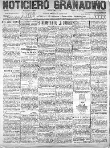 'Noticiero Granadino' - Año XII Número 4052  - 1915 Junio 18