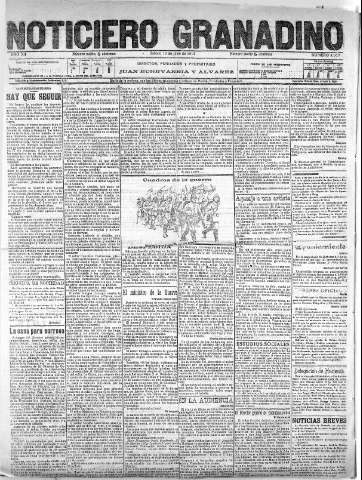 'Noticiero Granadino' - Año XII Número 4053  - 1915 Junio 19