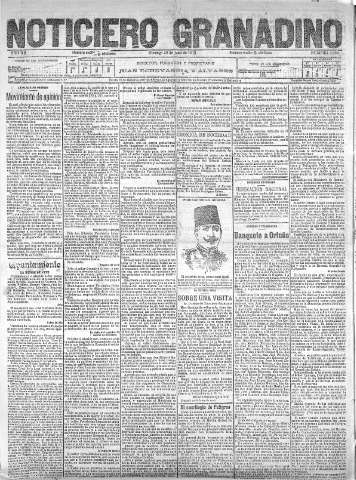 'Noticiero Granadino' - Año XII Número 4054  - 1915 Junio 20