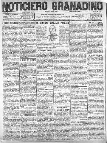 'Noticiero Granadino' - Año XII Número 4060  - 1915 Junio 26