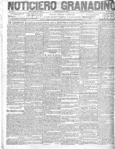 'Noticiero Granadino' - Año XII Número 4084  - 1915 Julio 20