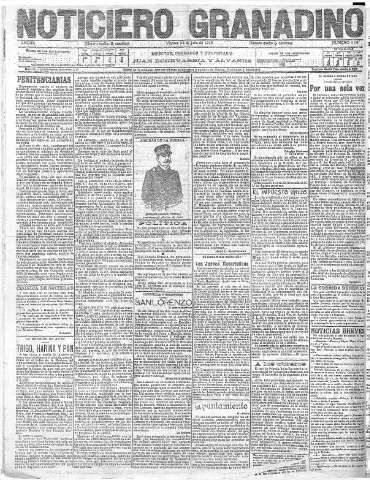 'Noticiero Granadino' - Año XII Número 4087  - 1915 Julio 23