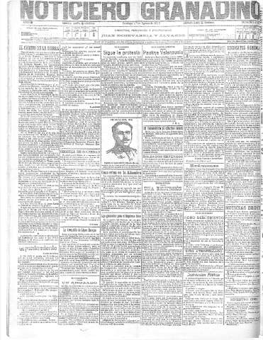 'Noticiero Granadino' - Año XII Número 4096  - 1915 Agosto 01