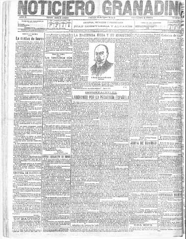 'Noticiero Granadino' - Año XI Número 4113  - 1915 Agosto 18