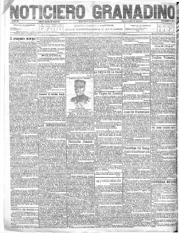 'Noticiero Granadino' - Año XI Número 4162  - 1915 Octubre 06