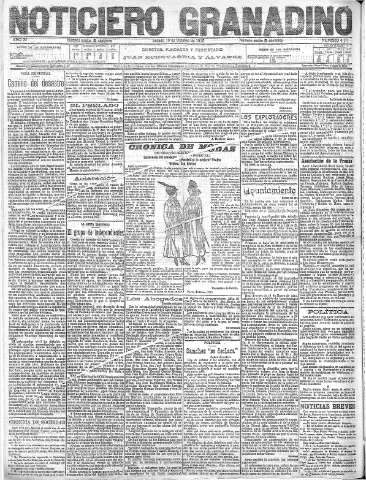 'Noticiero Granadino' - Año XI Número 4171  - 1915 Octubre 16
