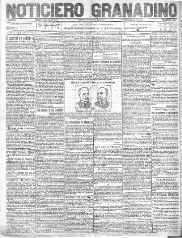 'Noticiero Granadino' - Año XI Número 4182  - 1915 Octubre 26