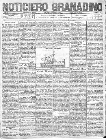 'Noticiero Granadino' - Año XI Número 4197  - 1915 Noviembre 10
