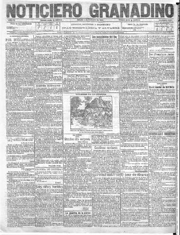 'Noticiero Granadino' - Año XI Número 4221  - 1915 Diciembre 04