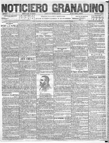'Noticiero Granadino' - Año XI Número 4240  - 1915 Diciembre 23