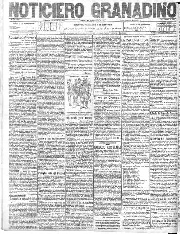 'Noticiero Granadino' - Año XIII Número 4276  - 1916 Enero 29