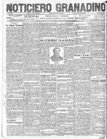 'Noticiero Granadino' - Año XIII Número 4290  - 1916 Febrero 12