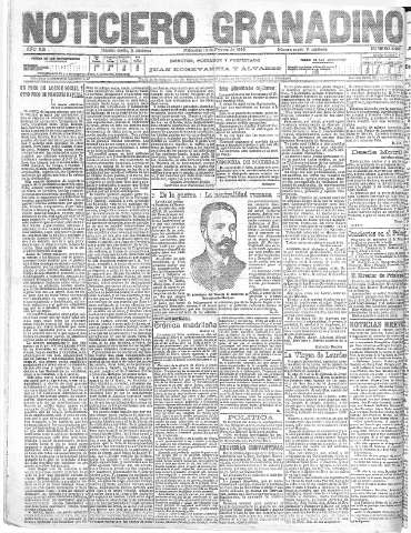 'Noticiero Granadino' - Año XIII Número 4294  - 1916 Febrero 16